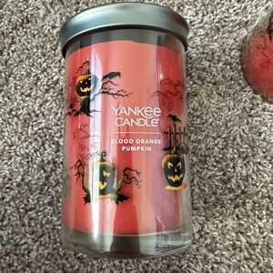 Blood orange pumpkin Yankee candle Halloween